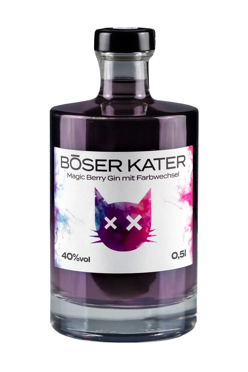 Böser Kater Magic Berry Gin - 0,5L 40% vol