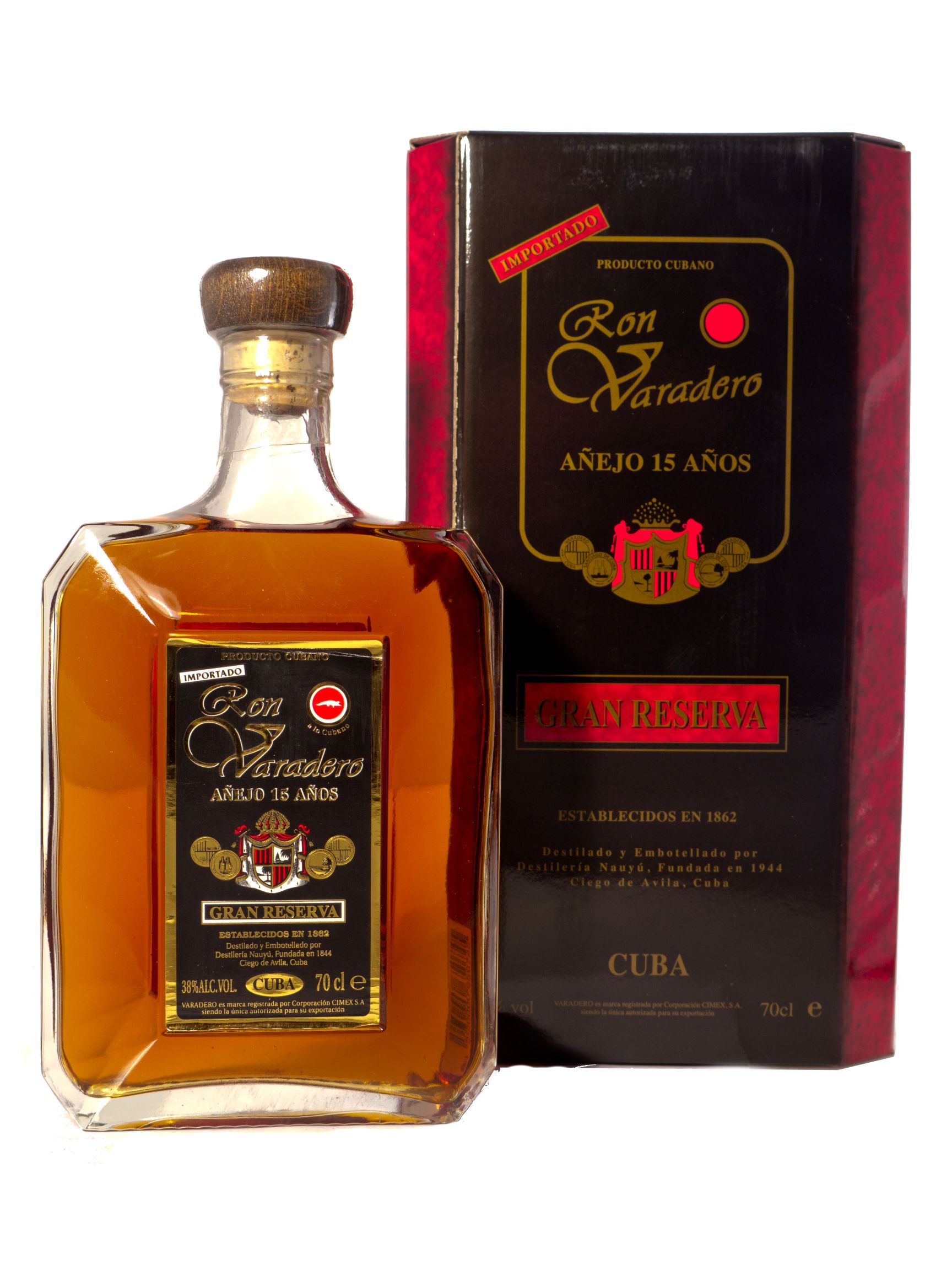 Ron Varadero 15 Jahre Premium Rum - 38% vol - (0,7L)