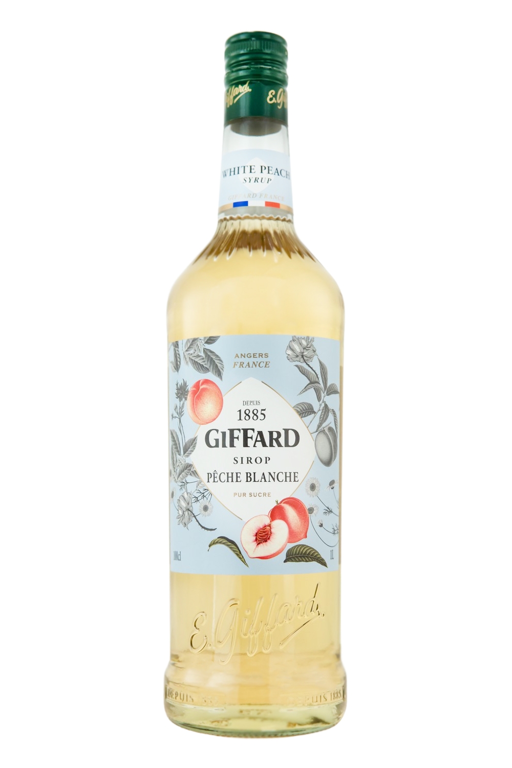 Giffard Peche Blanche Weißer Pfirsichsirup - 1 Liter