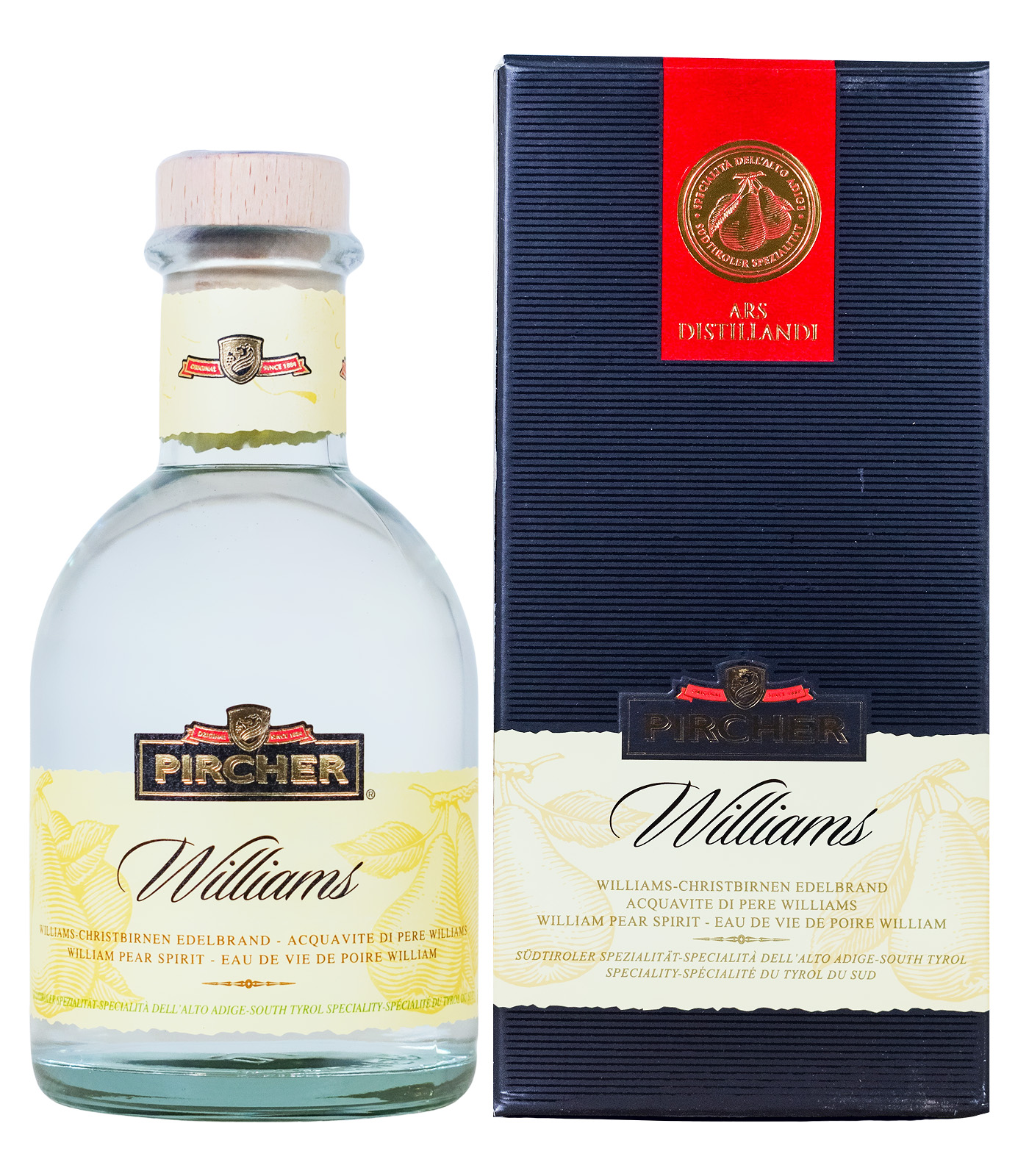 Pircher Williams Apothekerflasche - 0,7L 40% vol