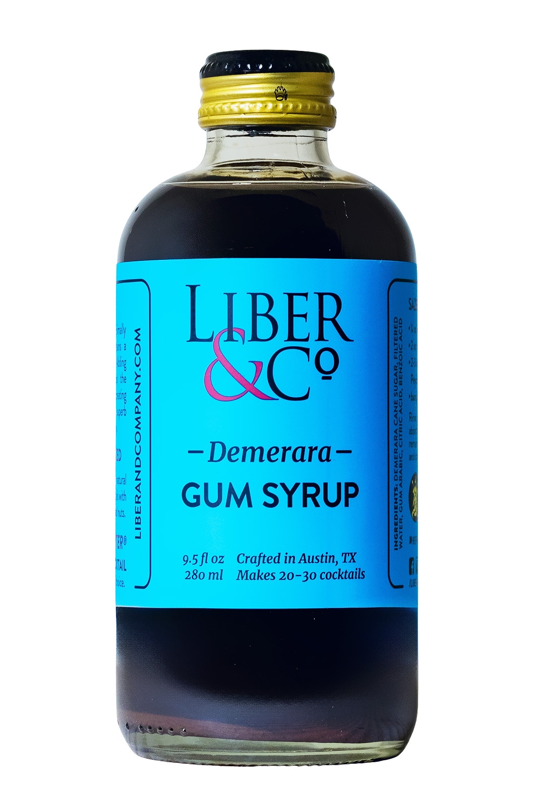 Liber & Co Demerara Gum Syrup - 0,28L