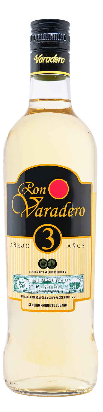 Ron Varadero Anejo 3 Jahre Rum - 0,7L 38% vol