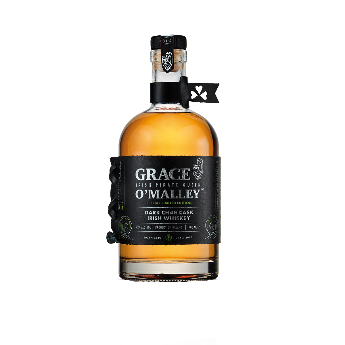 Grace O'Malley Dark Char Cask Irish Whiskey - 0,7L 42% vol