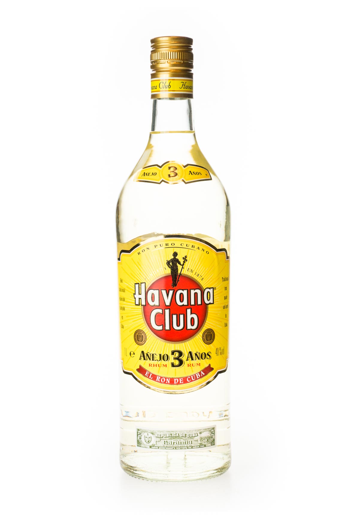 Havana Club Anejo 3 Jahre Rum - 1 Liter 37,5% vol