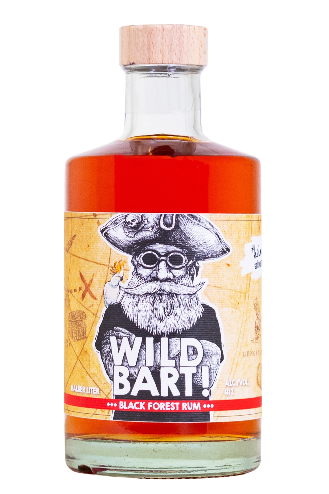 Wildbart Black Forest Rum - 0,5L 41% vol