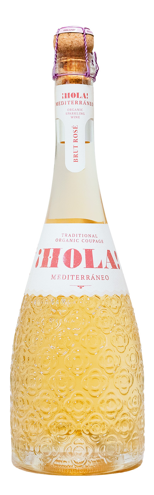 Hola Mediterraneo Brut Rose Bio - 0,75L 11,5% vol