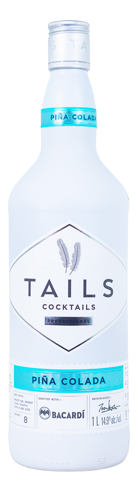 Tails Pina Colada Cocktail - 1 Liter 14,9% vol