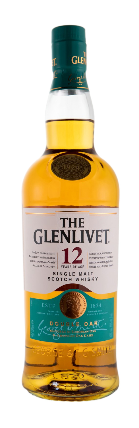 The Glenlivet 12 Jahre Single Malt Scotch Whisky - 0,7L 40% vol