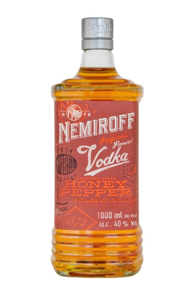 Nemiroff Vodka Honey & Pepper - 1 Liter 40% vol