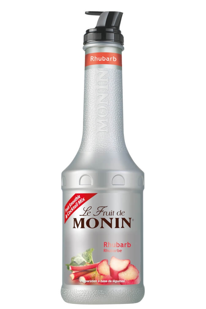 Monin Rhabarber Rhubarb Fruchtpüree Mix - 1 Liter