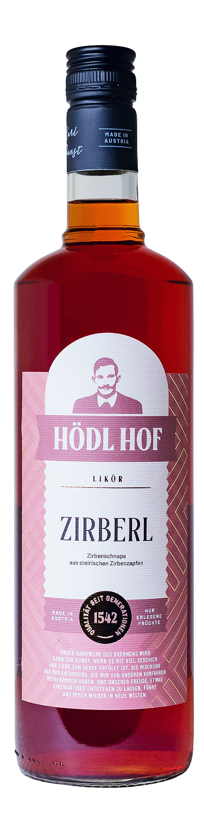 Hödl Hof Zirberl Zirbenlikör - 1 Liter 25% vol