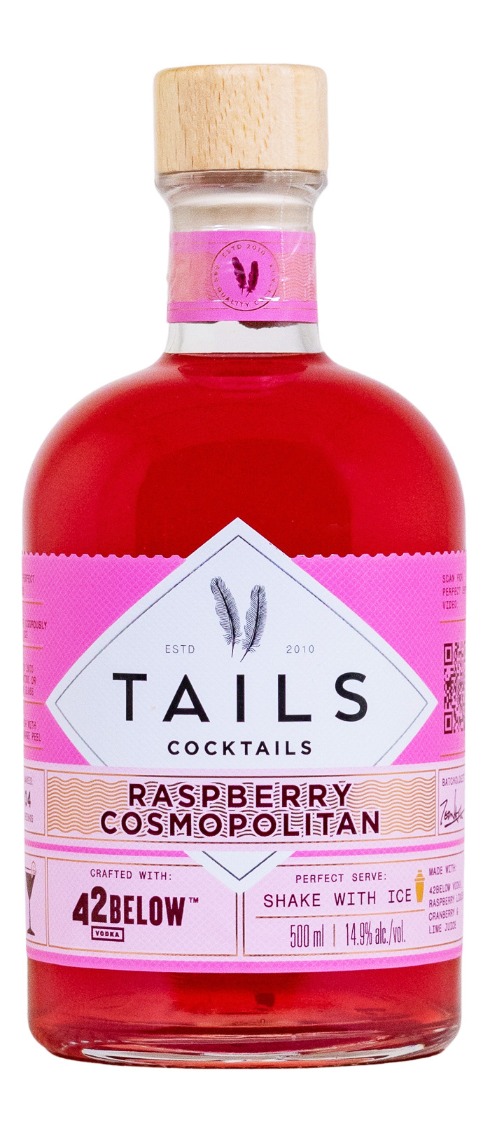 Tails Cocktails Raspberry Cosmopolitan - 1 Liter 14,9% vol