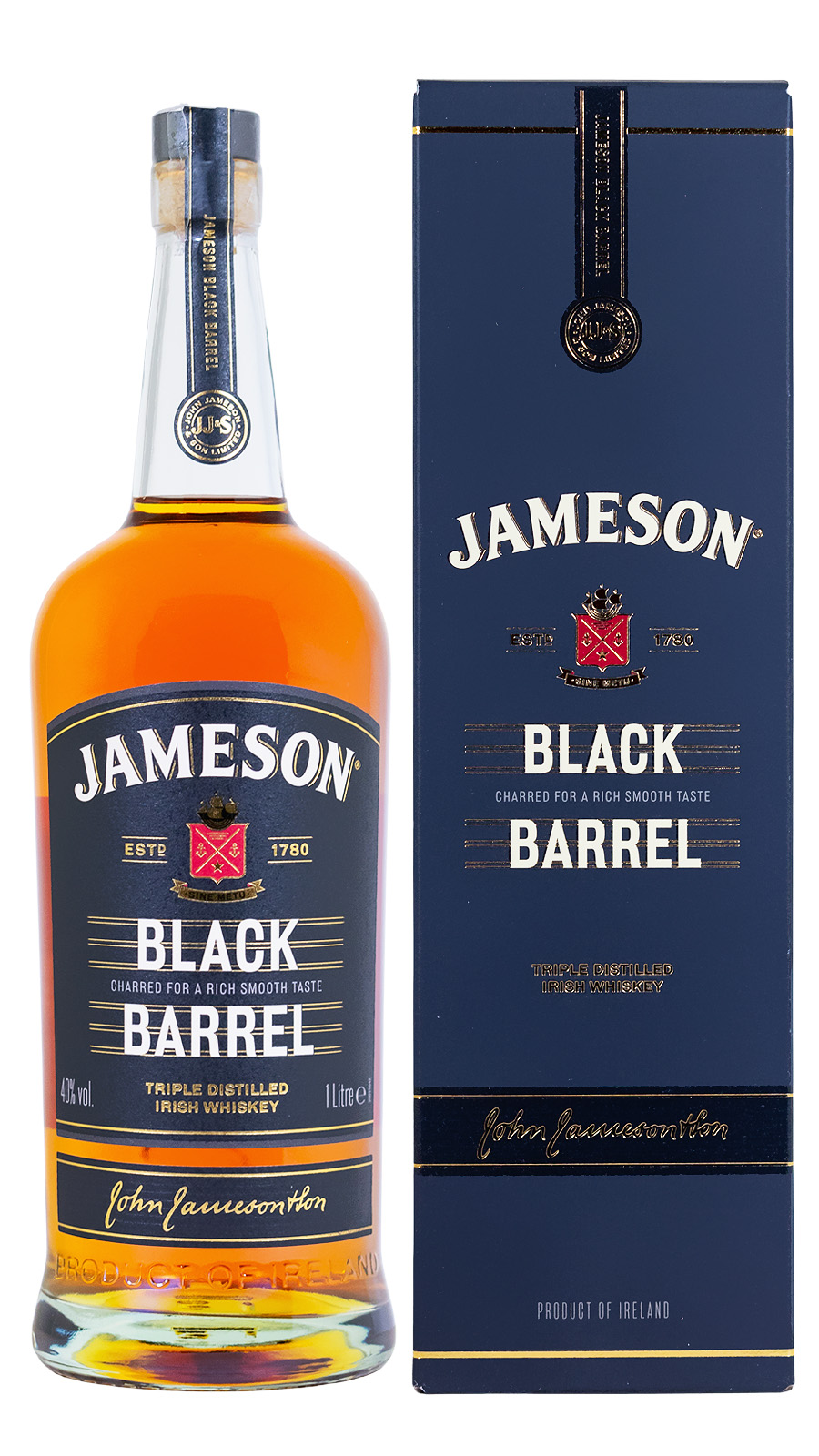 Jameson Black Barrel Select Reserve Irish Whiskey - 1 Liter 40% vol