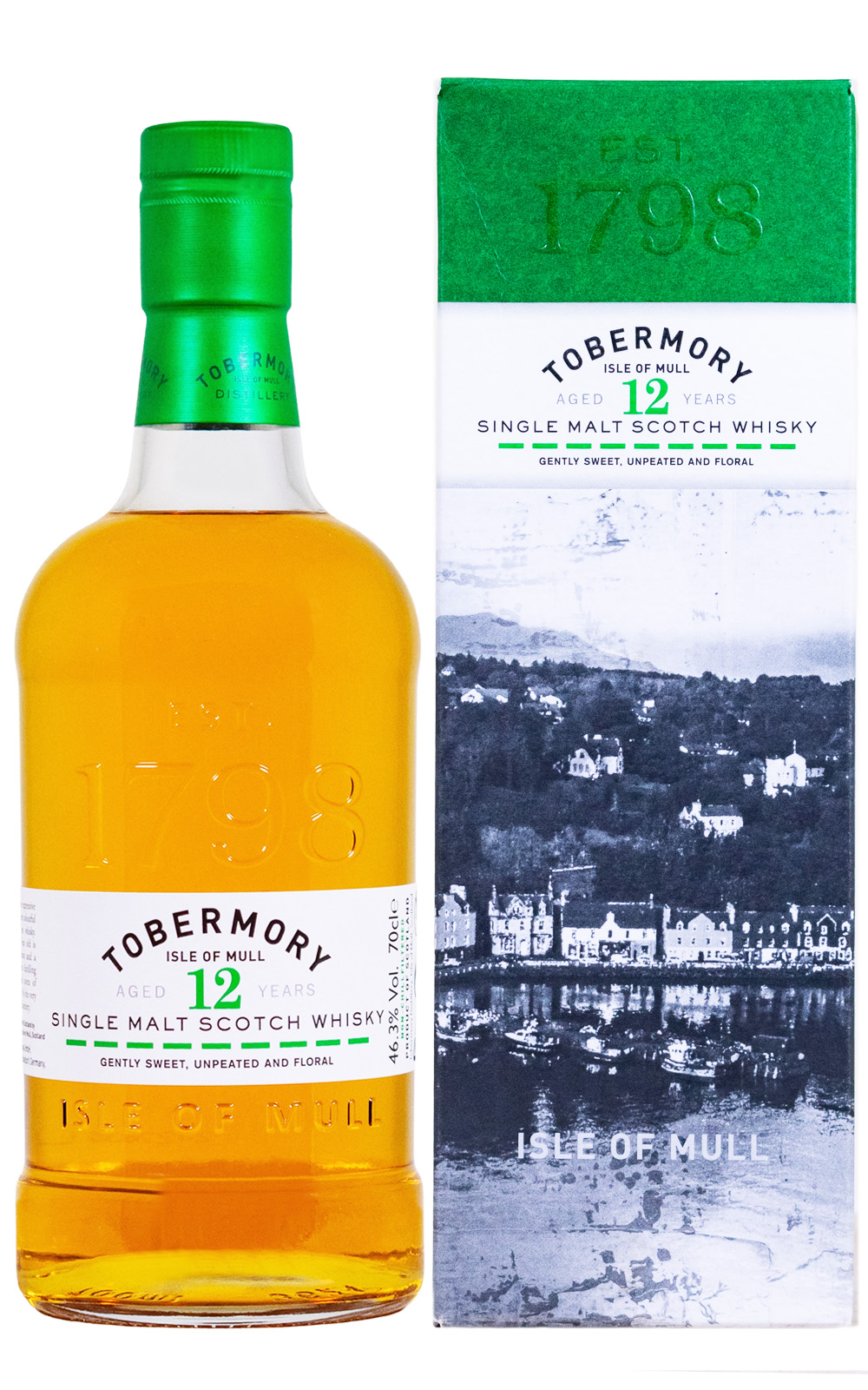 Tobermory 12 Jahre Single Malt Whisky - 0,7L 46,3% vol