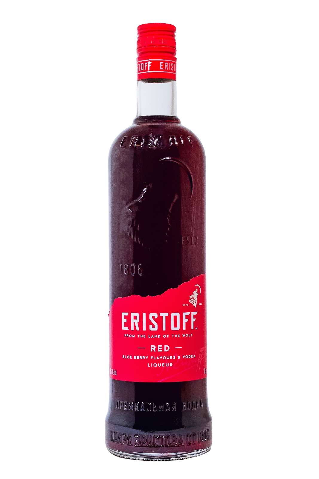 Eristoff Red Sloeberry Likör - 1 Liter 18% vol