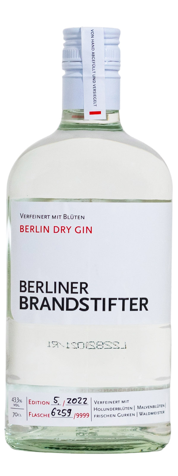 Berliner Brandstifter Berlin Dry Gin - 0,7L 43,3% vol