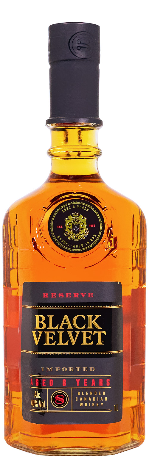 Black Velvet Reserve 8 Jahre Canadian Whisky - 1 Liter 40% vol