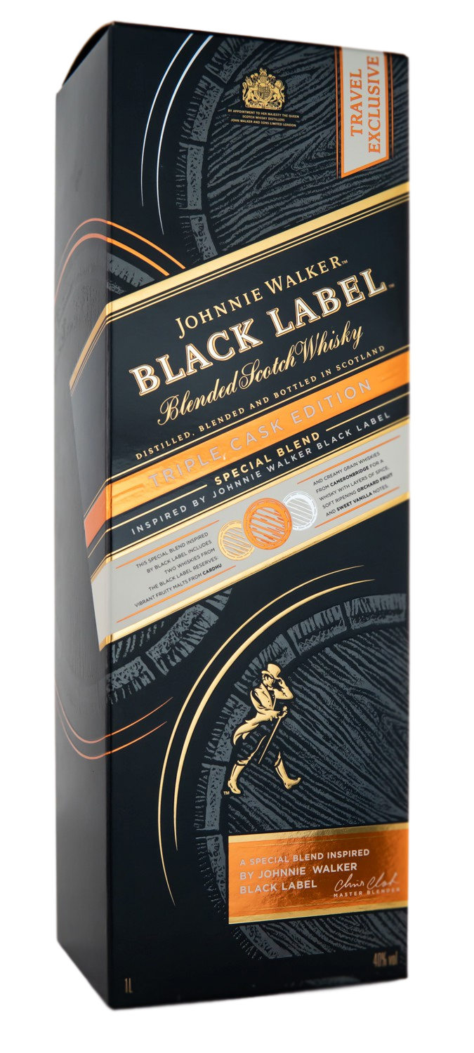 Johnnie Walker Black Triple Cask Whisky - 1 Liter 40% vol