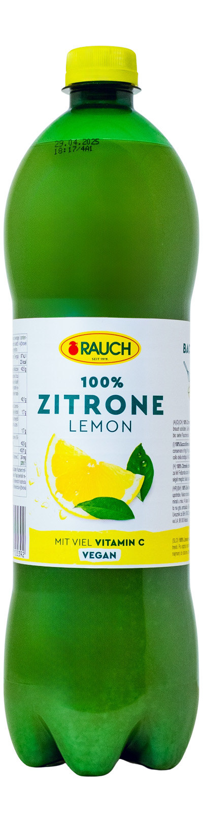 Rauch Zitrone 100% Zitronensaft aus Zitronensaftkonzentrat - 1 Liter