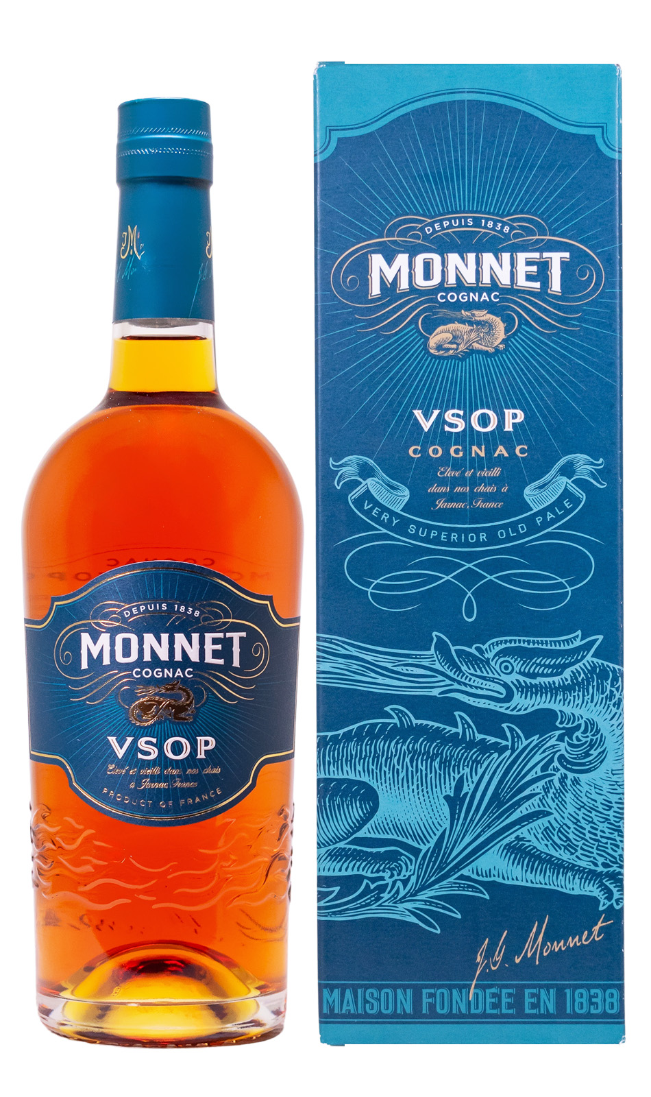 Monnet Cognac VSOP - 0,7L 40% vol