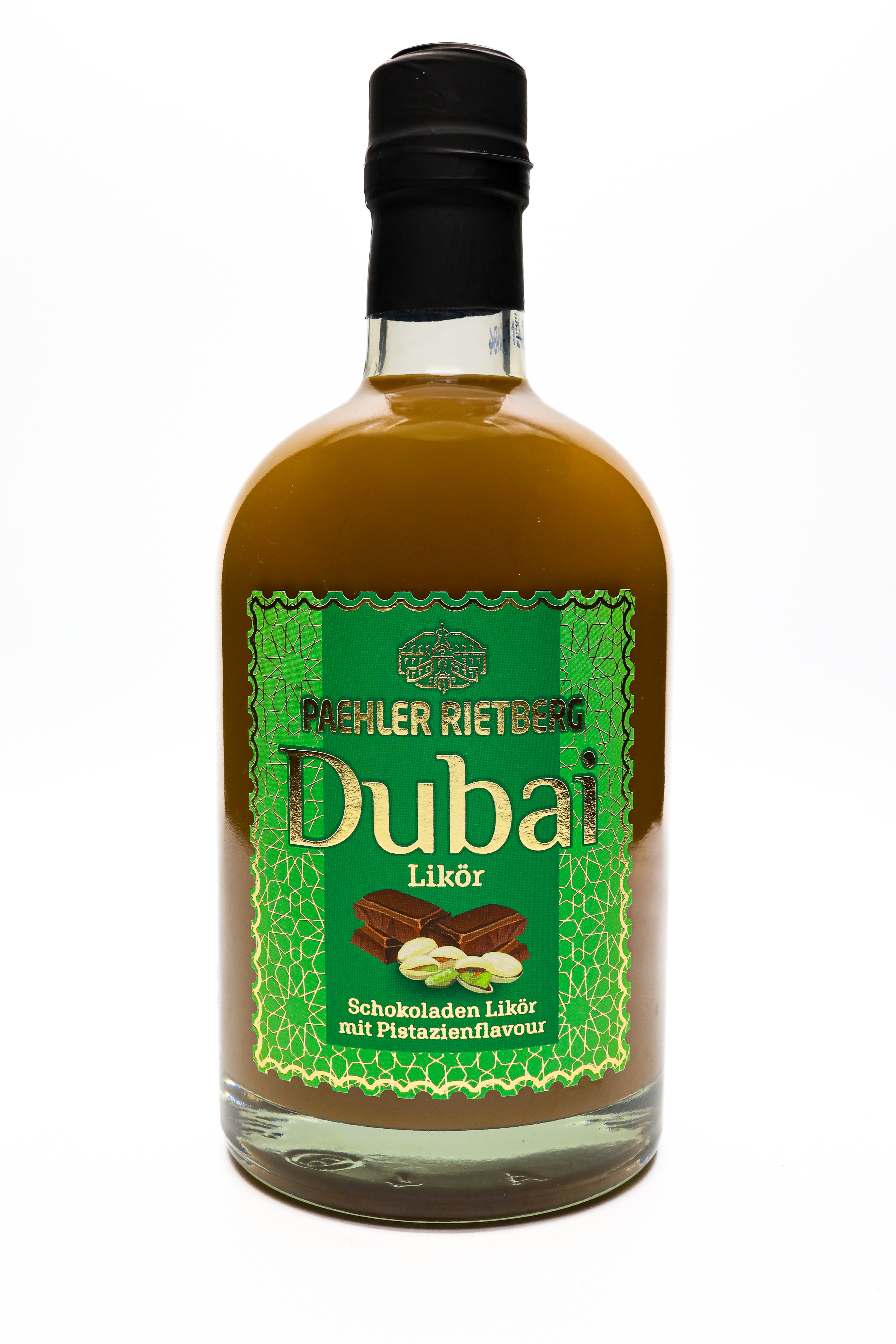 Dubai Schokoladen Likör mit Pistazienflavour - 0,5L 16% vol