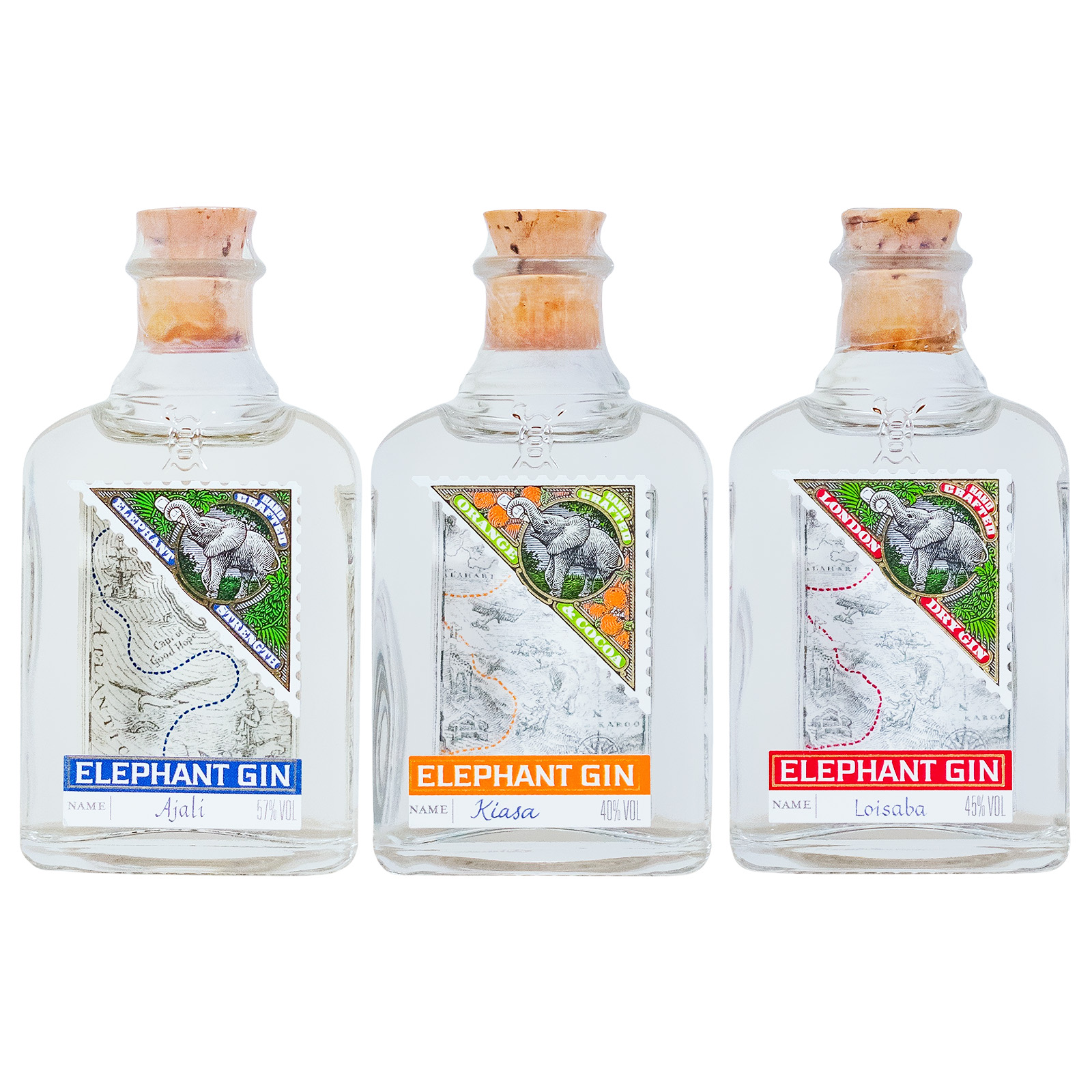 Elephant Gin Tasting Set - 0,15L 45,6% vol