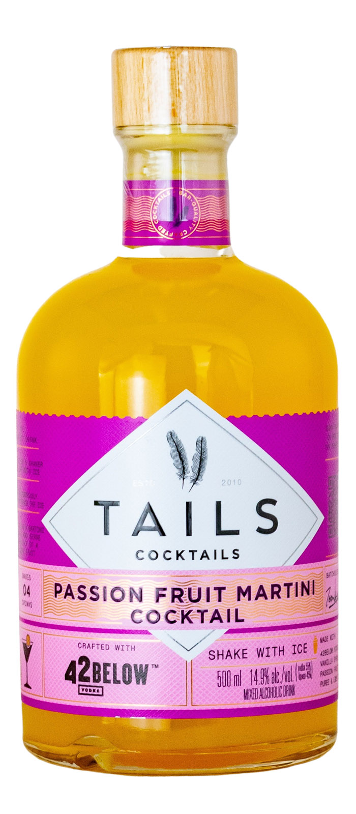 Tails Cocktails Passion Fruit Martini Cocktail - 0,5L 14,9% vol