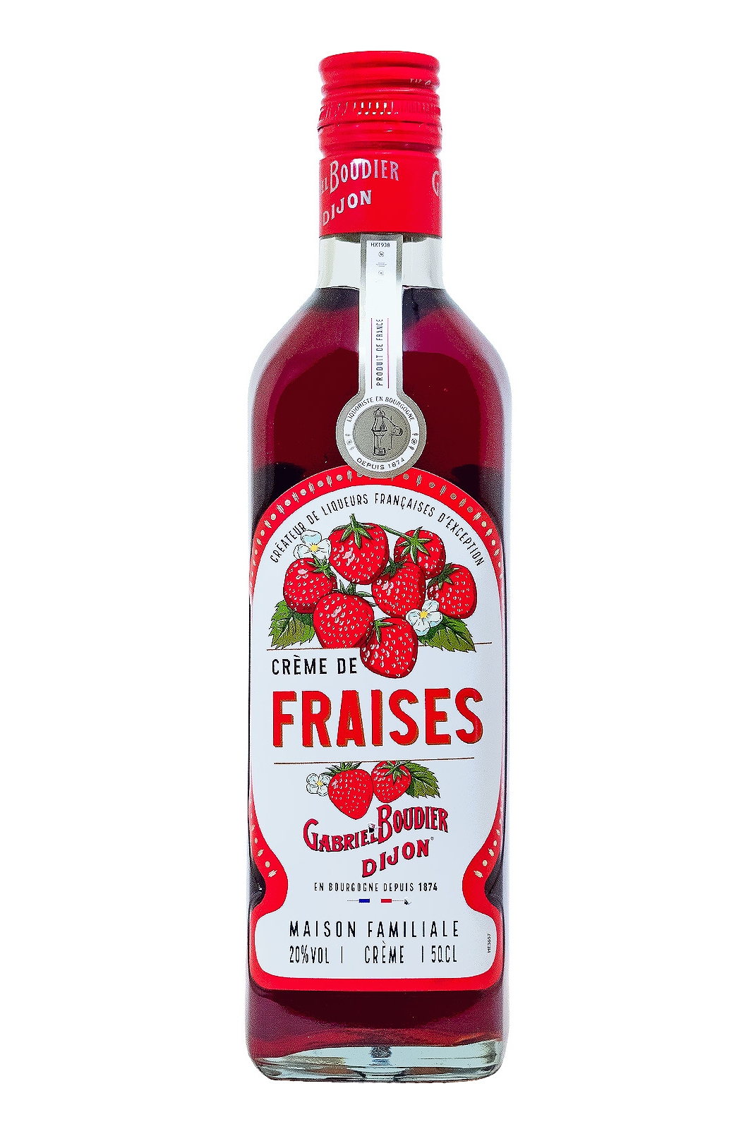 Boudier Creme de Fraises - 0,5L 20% vol