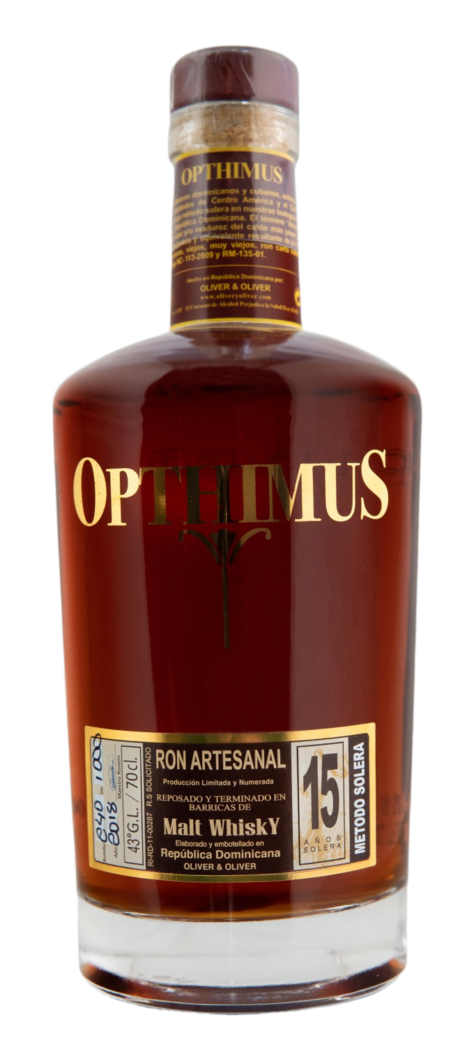 Opthimus 15 Jahre Malt Whisky Finish Rum - 0,7L 43% vol