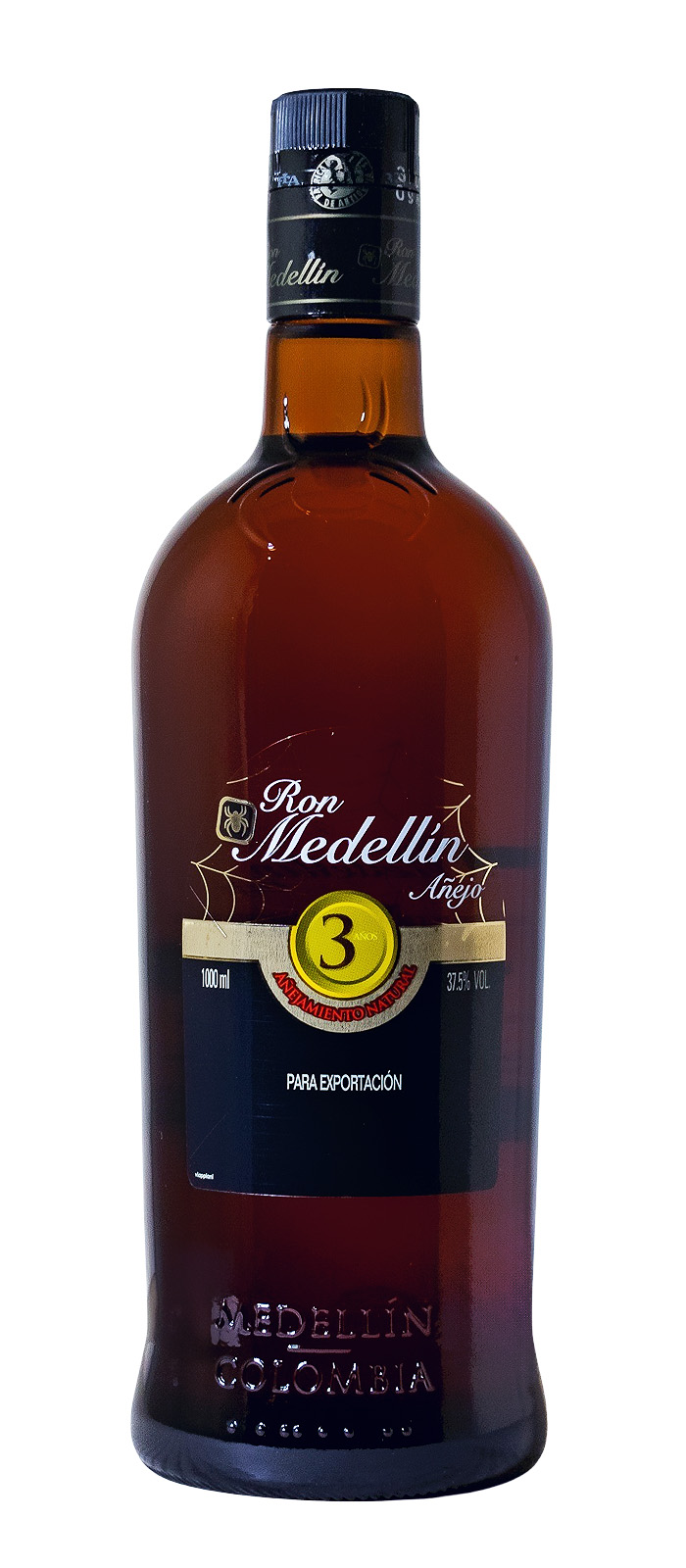 Ron Medellin 3 Jahre - 1 Liter 37,5% vol