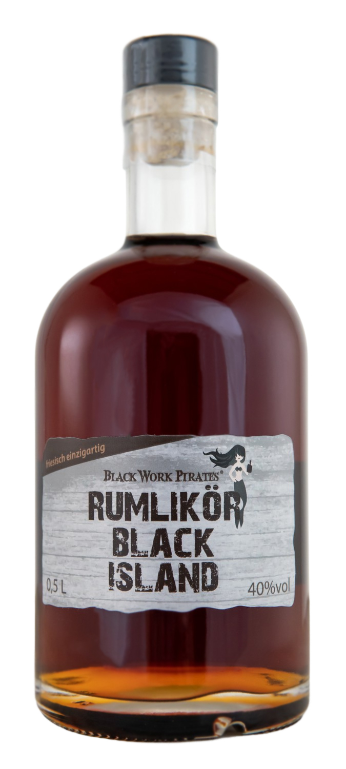 Black Work Pirates Rumlikör Black Island - 0,5L 40% vol