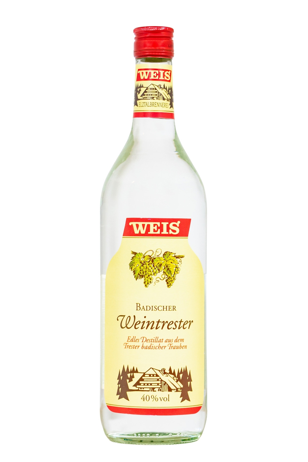 Weis Badischer Weintrester - 1 Liter 40% vol