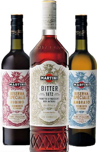 Martini Bitter Riserva Rubino And Ambrato