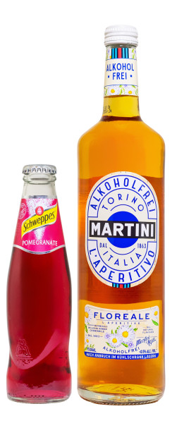 Bundle: Martini Floreale Alkoholfreier Aperitif + Schweppes Pomegranate - 0,9L