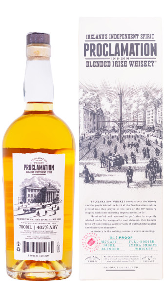Proclamation Irish Whiskey - 0,7L 40,7% vol