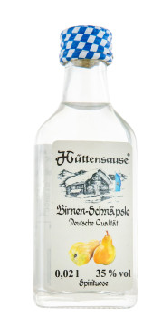 Hüttensause Birnen Schnäpsle - 0,02L 35% vol