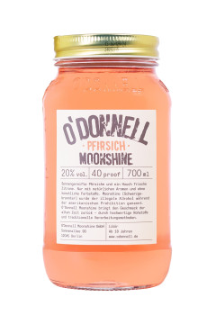 O'Donnell Moonshine Pfirsich - 0,7L 20% vol