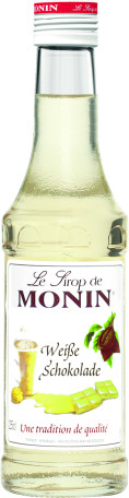 Monin Weiße Schokolade Chocolat Blanc Sirup - 0,25L