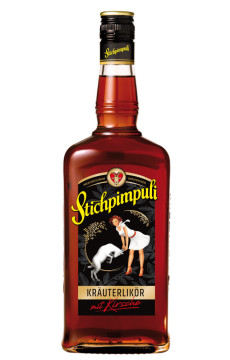 Stichpimpuli Bockforcelorum Kräuterlikör mit Kirsche - 0,7L 35% vol