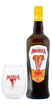 Amarula Cream Likör mit Glas - 0,7L 17% vol