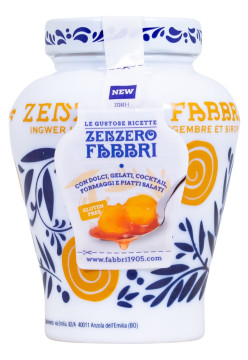 Fabbri Zenzero Ingwer 600g Opaline Glas