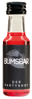 BUMSBAR Granatapfel-Likör Miniatur PET - 0,02L 16% vol