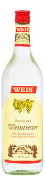 Weis Badischer Weintrester - 1 Liter 40% vol