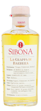 Sibona Grappa di Barbera - 0,5L 40% vol