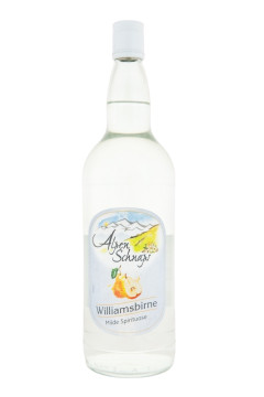 Alpenschnaps Williamsbirne Milde Spirituose - 1 Liter 35% vol