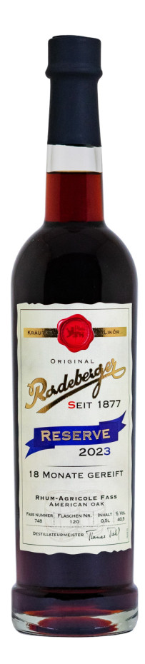 Radeberger Reserve Kräuterlikör Jahrgang 2023 - 0,5L 40,5% vol