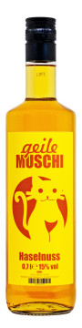 Geile Muschi Haselnuss Likör - 0,7L 15% vol