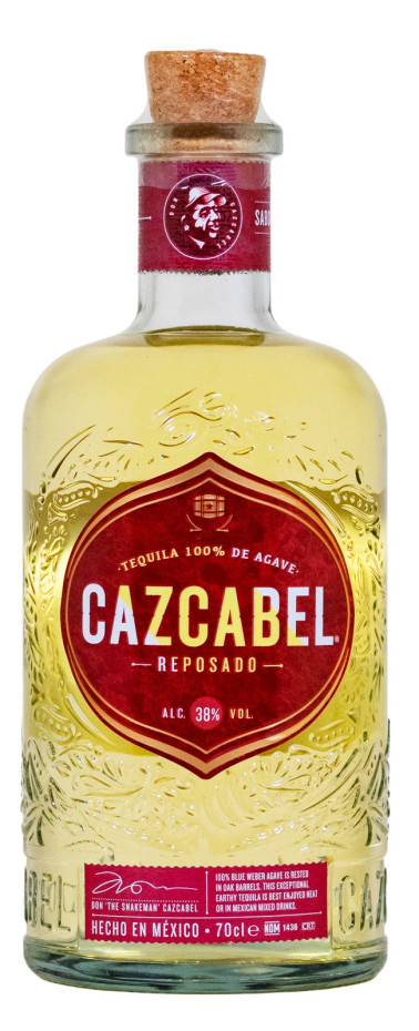 Cazcabel Tequila Reposado - 0,7L 38% vol