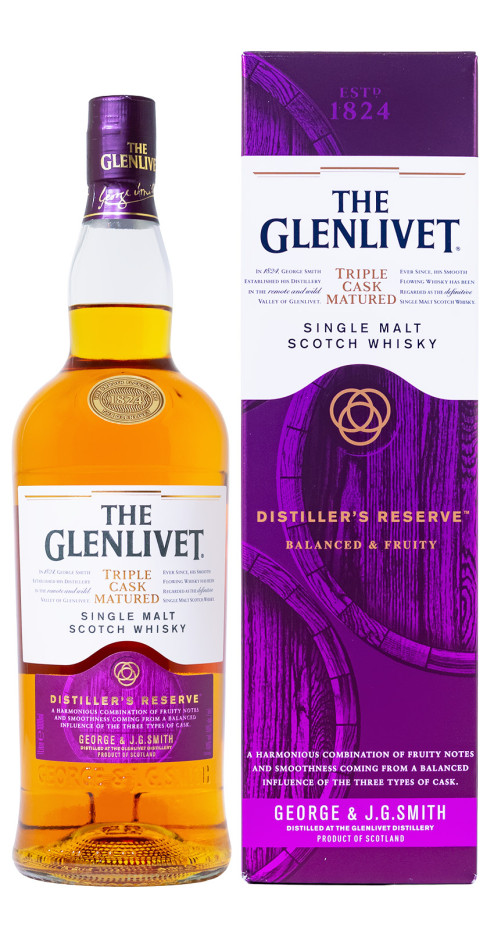 The Glenlivet Distillers Reserve Triple Cask Matured - 1 Liter 40% vol