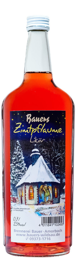 Bauer's Zimtpflaume Likör - 0,7L 25% vol